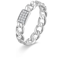 Anello Rosato Donna in Argento Zircone RZFU35C - RZFU35C